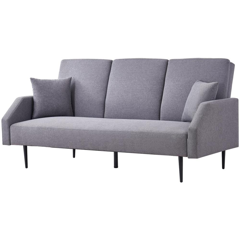 Dublin Divano Convertibile 3 Posti Tessuto Grigio - Foto 1