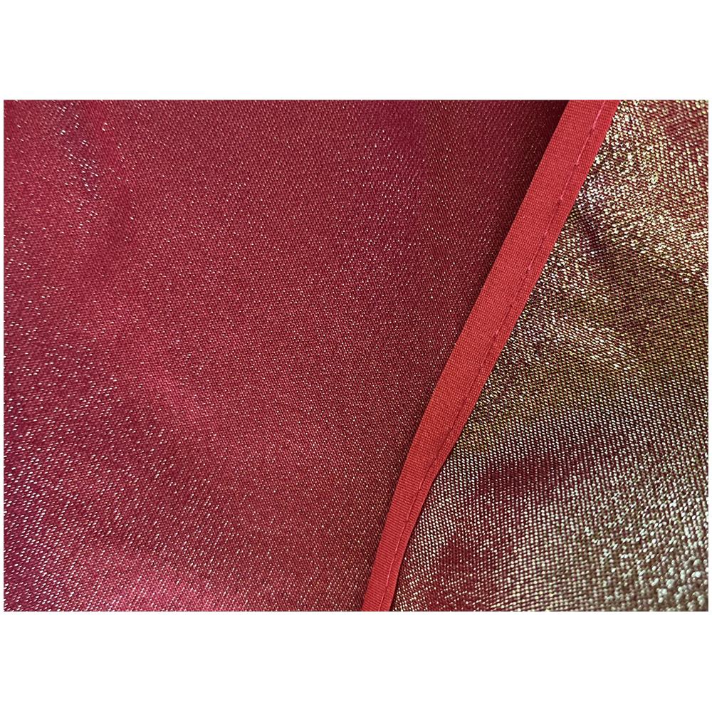 Tovaglia Cucina Soggiorno Antimacchia Idrorepellente In Lurex Tinta Unita Vari Colori Rotonda 160cm Rosso-glitter - Foto 5