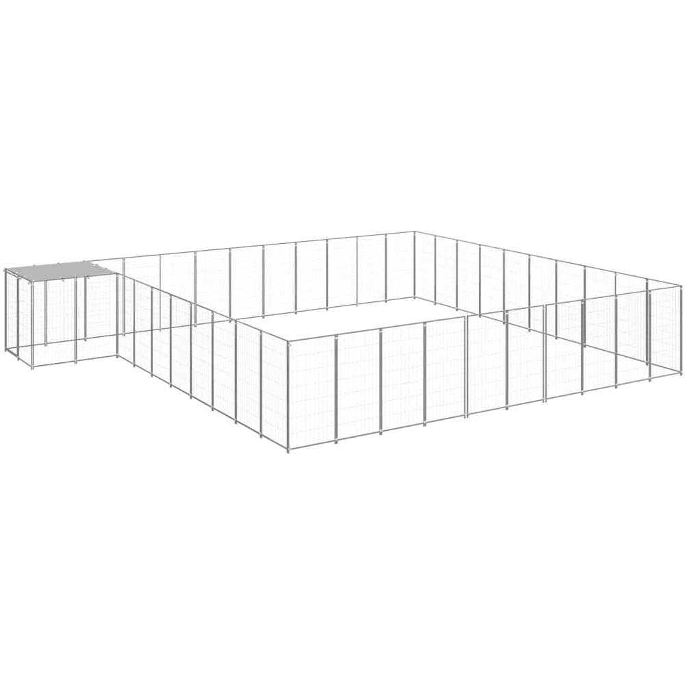 Gabbia Per Cani Argento 31,46 M In Acciaio - Foto 1