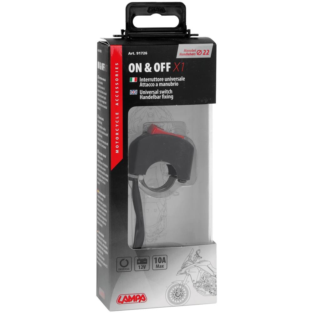 On & Off X1, Interruttore Universale - 12v - 10a Max - Foto 2
