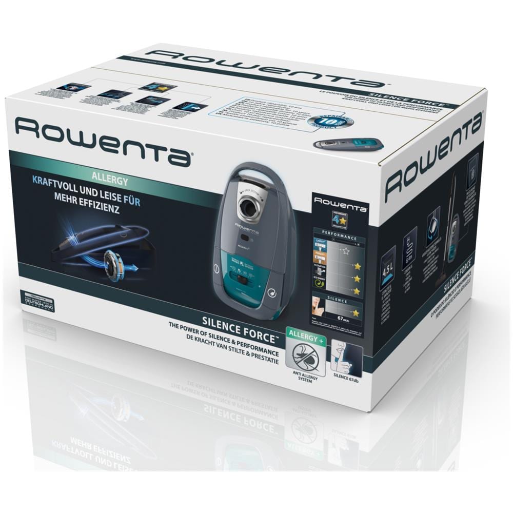 Silence Force RO7740EA aspirapolvere a traino 4,5 L A cilindro Secco 450 W Sacchetto per la polvere - Foto 7