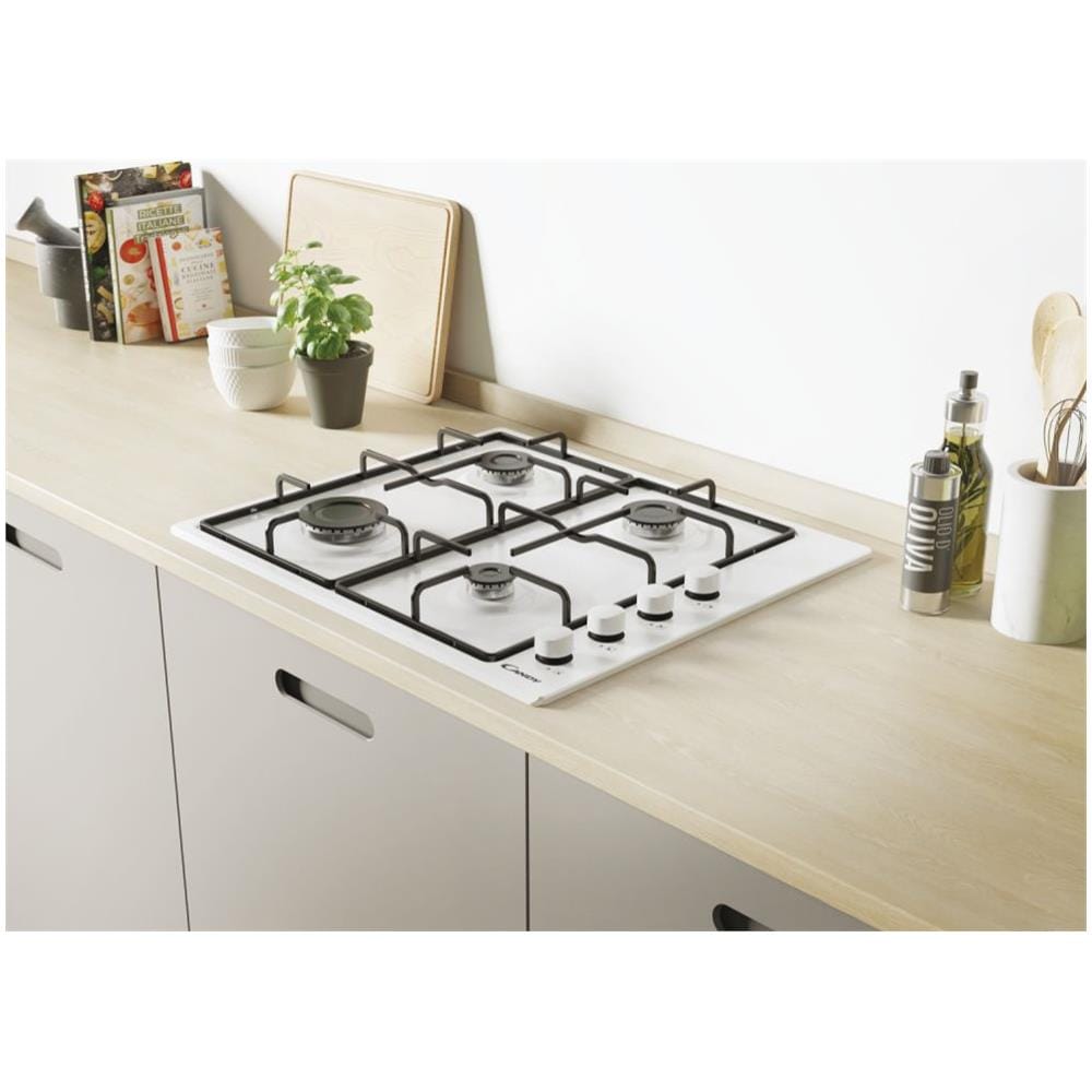 Idea CHW6WLW Bianco Da incasso 59.5 cm Gas 4 Fornello (i) - Foto 8