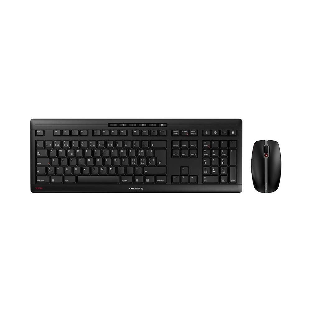 Tastiera e Mouse Wireless JD-8560CH-2  per Desktop (Layout Svizzero) Colore Nero - Foto 1