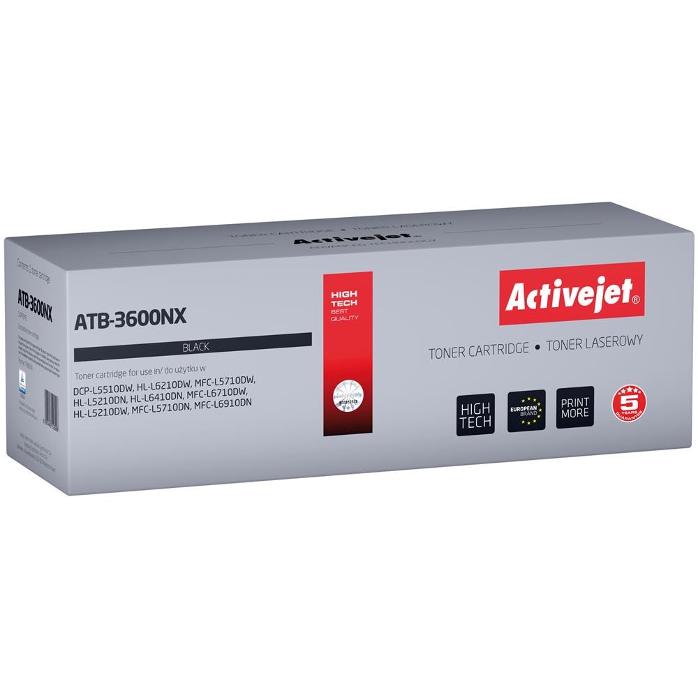 ATB-3600NX Toner per stampanti Brother; Ricambio Brother TN3600XL; Supremo; 6000 pagine; nero) - Foto 1