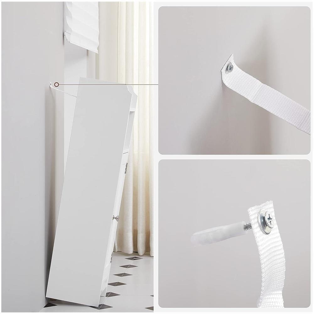 Mobiletto da bagno, bianco - Organizza asciugamani e accessori BBC310W01 - Foto 8