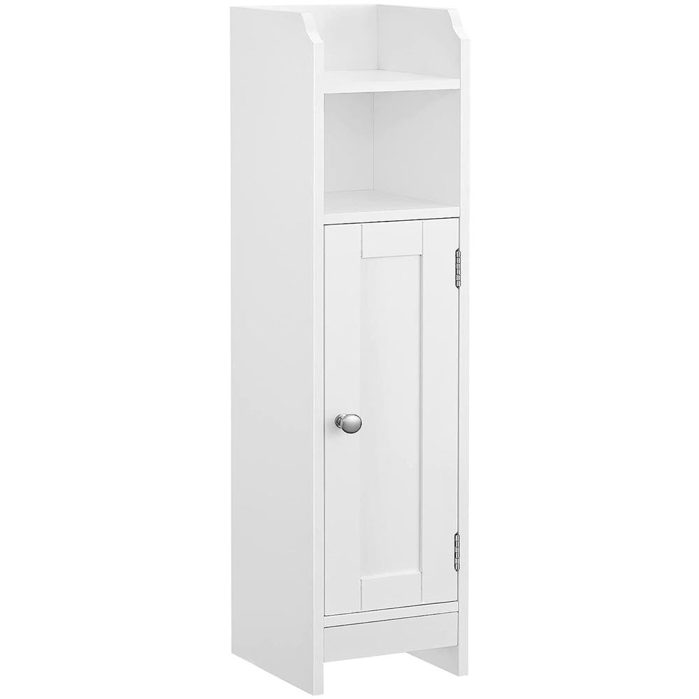 Mobiletto da bagno, bianco - Organizza asciugamani e accessori BBC310W01 - Foto 1