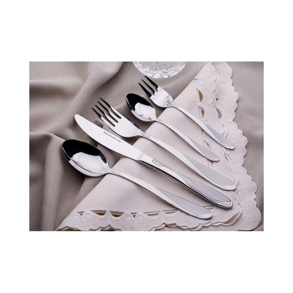 Set di posate in acciaio inossidabile satinato KH-3554 da 72 pezzi - Foto 2