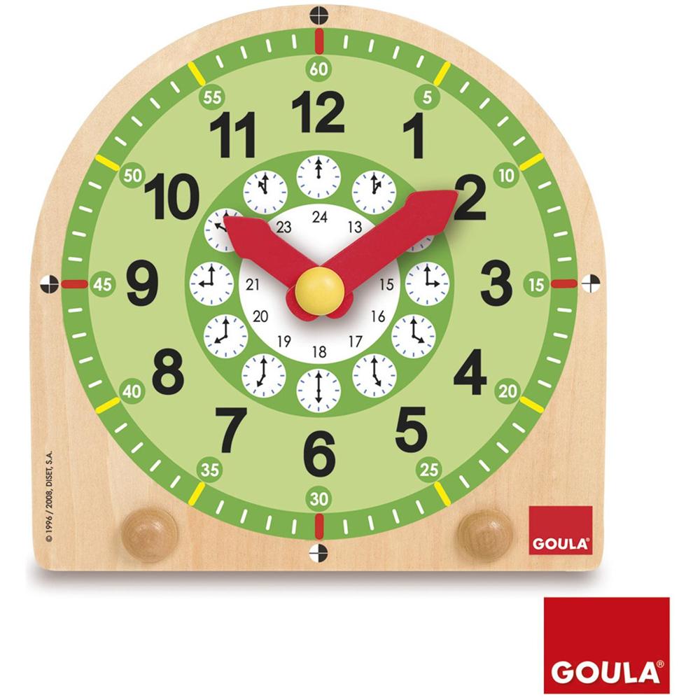 Goula Learning Clock Prescolare Ragazzo / Ragazza giocattolo educativo - Foto 1