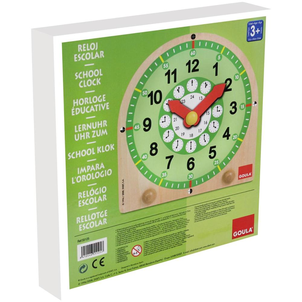 Goula Learning Clock Prescolare Ragazzo / Ragazza giocattolo educativo - Foto 2