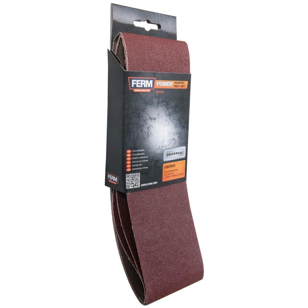 Set Tre Cinghie Levigatura Carta Vetrata Bsa1013 - Foto 2