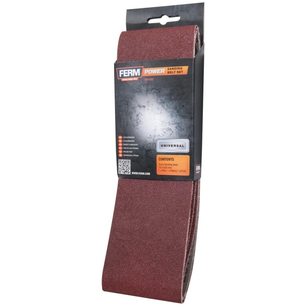 Set Tre Cinghie Levigatura Carta Vetrata Bsa1013 - Foto 8