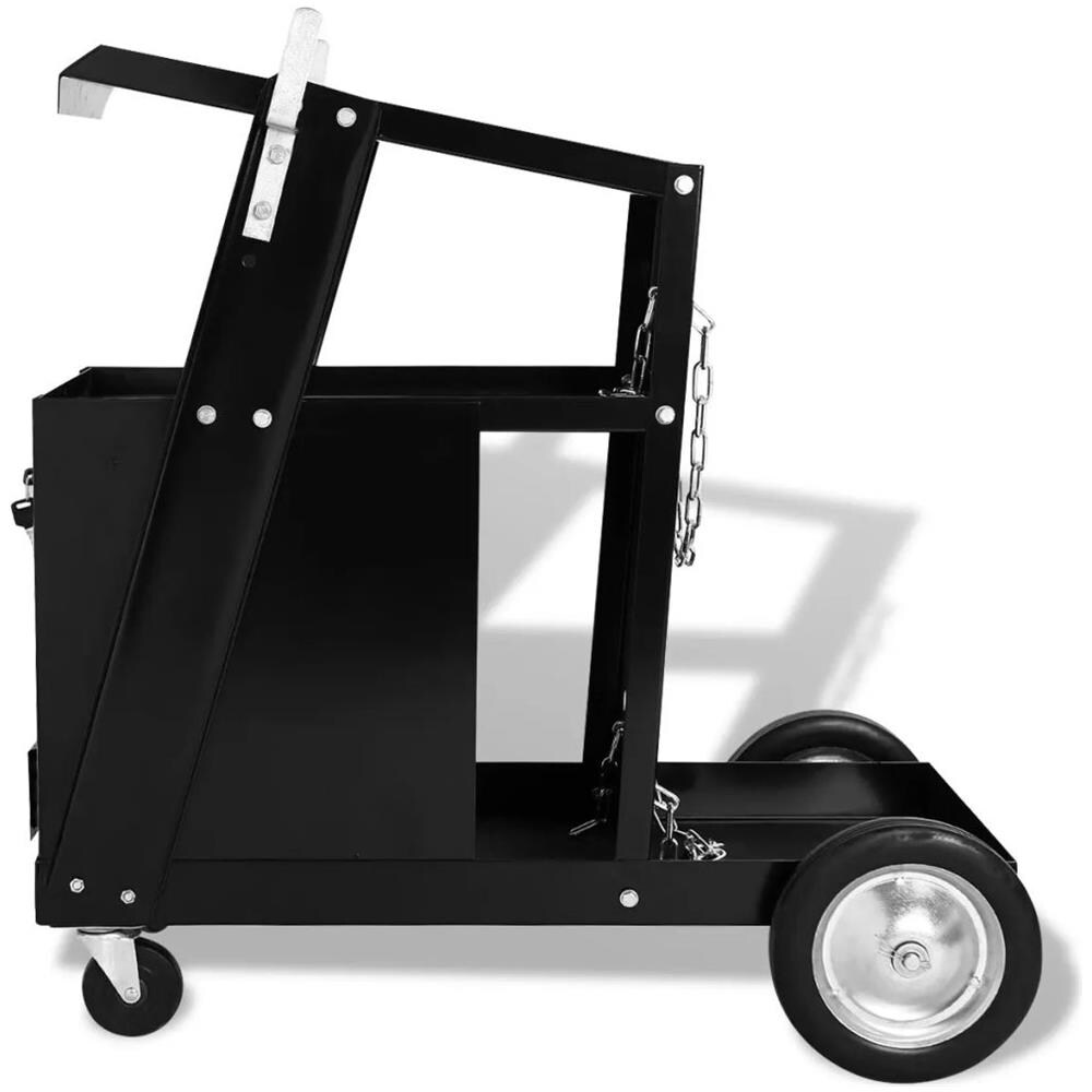Carrello Di Saldatura Con 4 Cassetti Neri - Foto 2