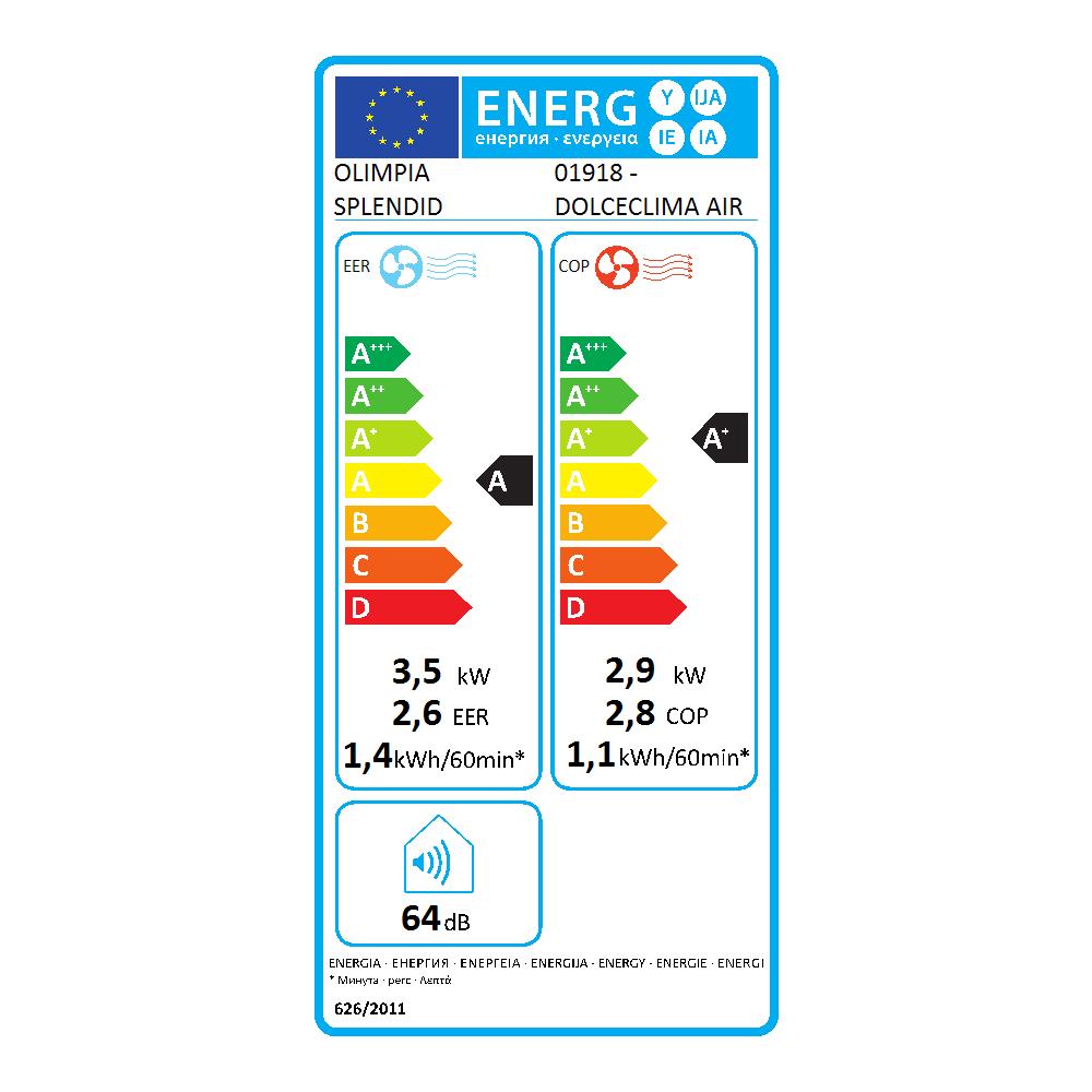 Dolceclima Air Pro 14 HP Condizionatore Portatile con Pompa di Calore 14000 Btu / h Classe A / A+ - Foto 14