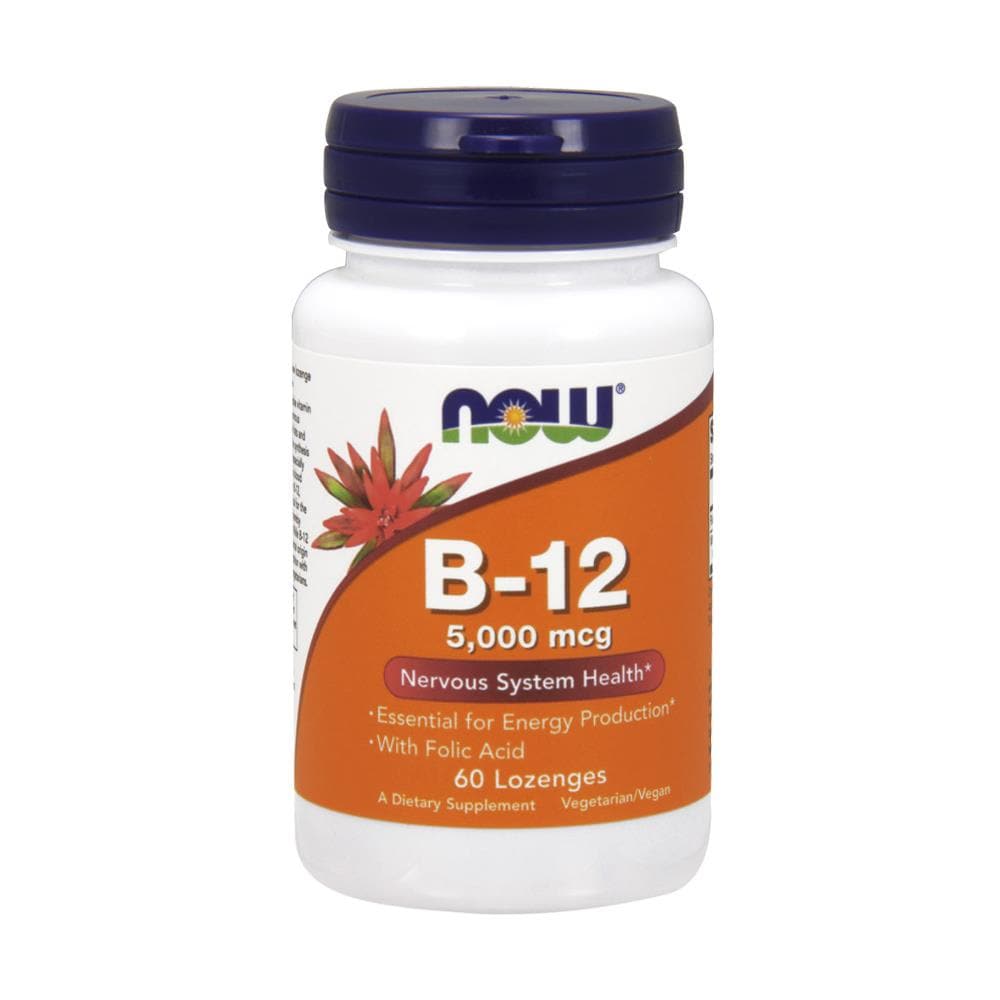 Vitamina B-12 5000 Mcg Con Acido Folico 60 Pastiglie - Foto 1