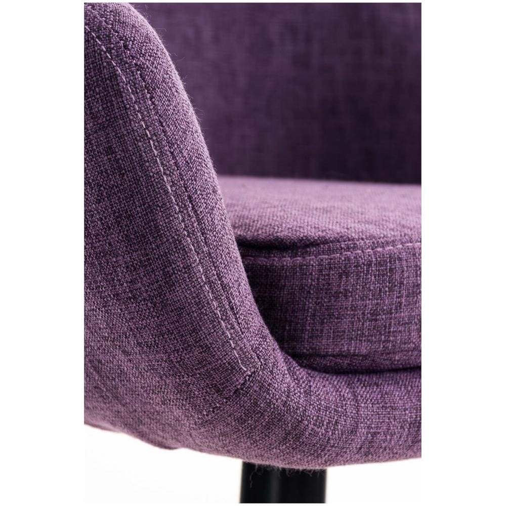 Grant - Set di 2 sgabelli da Bar con Imbottitura di Alta qualità e Rivestimento in Tessuto, con Struttura a 4 Piedi, in Legno - Foto 5