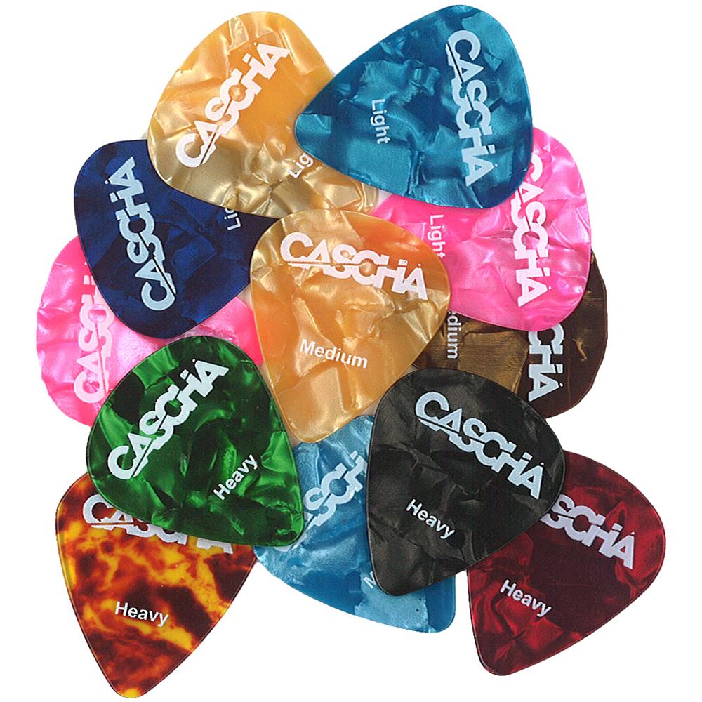 Plettro Set Con 12 Picks Furgone Per La Chitarra Acustica Chitarra Elettrica Ukulele Basso Chitarra Picks Accessori Per Chitarra - Foto 2