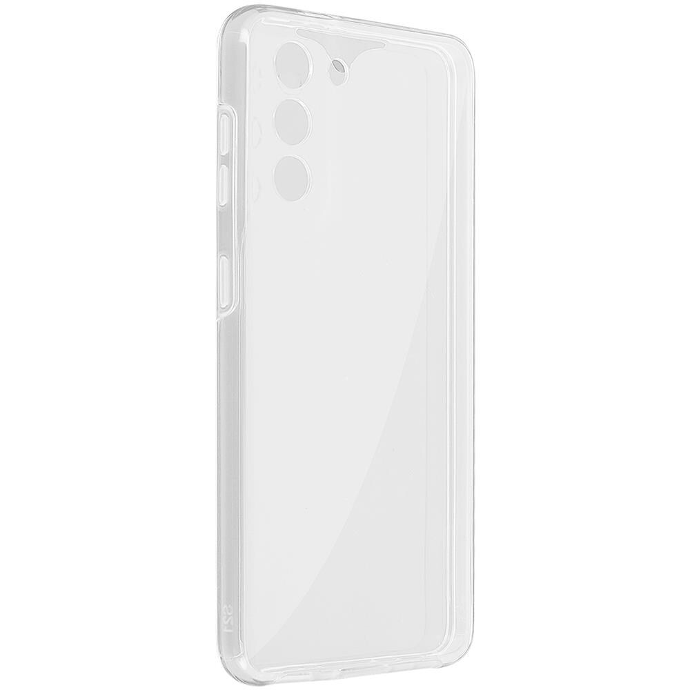 Cover Samsung Galaxy S21 Silicone Fronte Retro Ricopre Lo Schermo Trasparente - Foto 1