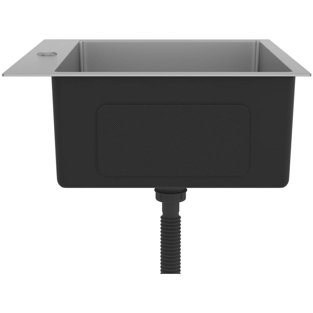 Lavello Da Cucina Lavorato A Mano Con Filtro In Acciaio Inox - Foto 10