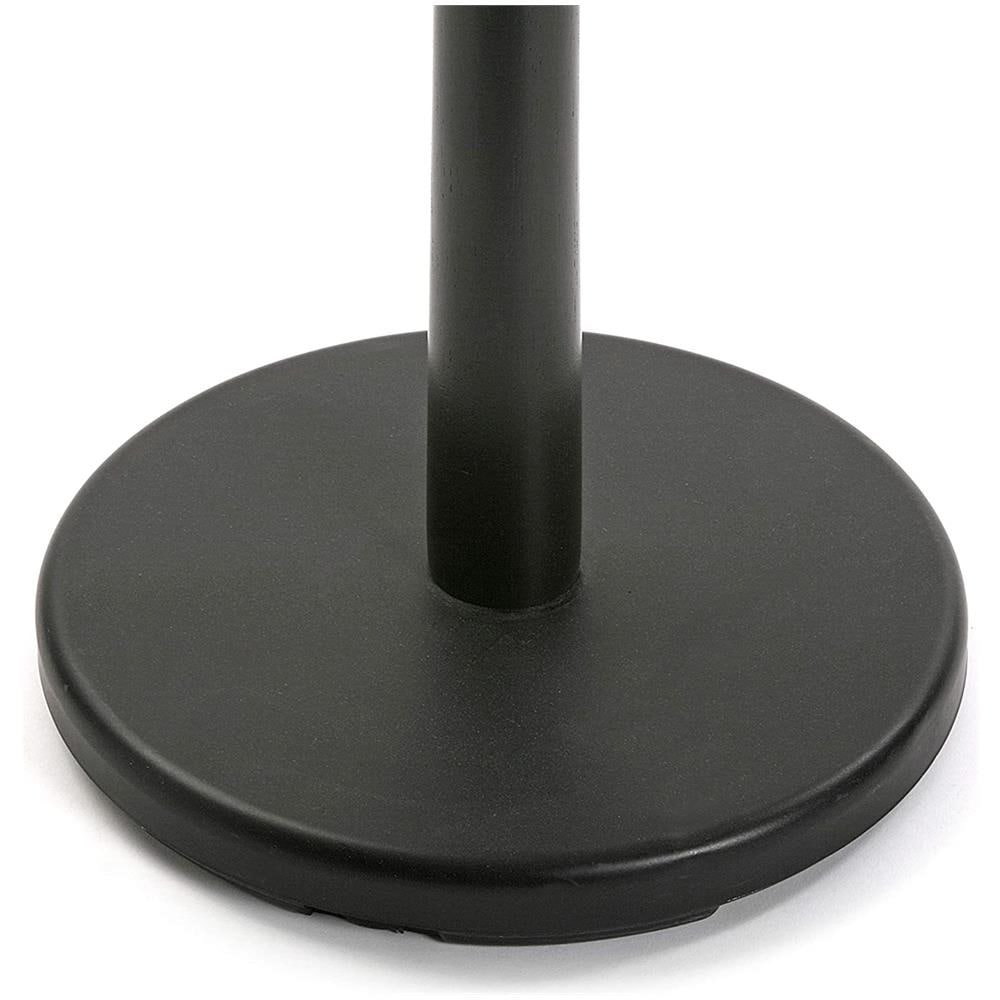 Swindon Appendiabiti Da Terra In Stile Minimalista, Attaccapanni, Con 9 Ganci O Appendiabiti Per Vestiti O Borse Per La Sala, Misure (a X L X L) 185 X 32 X 32 Cm, Metallo, Colore Nero - Foto 2