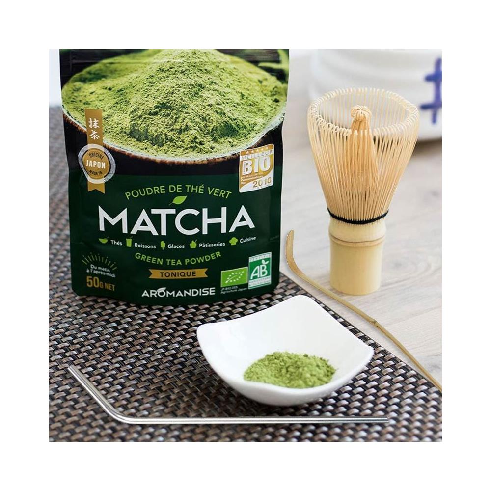 Box Tè Matcha + Frusta + Cucchiaio Di Bambù + 4 Cannucce In Acciaio Inossidabile - Foto 1