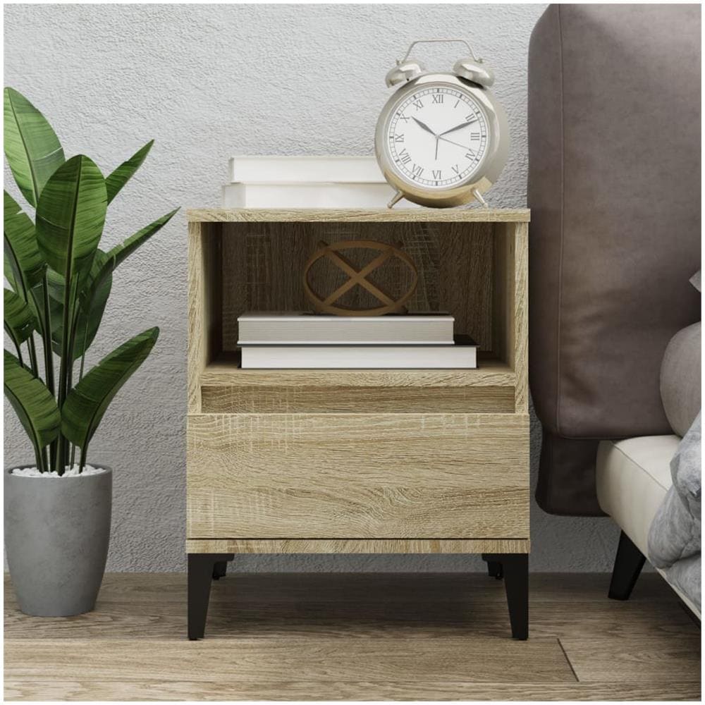 Comodino Rovere Sonoma 40x35x50 Cm - Foto 1