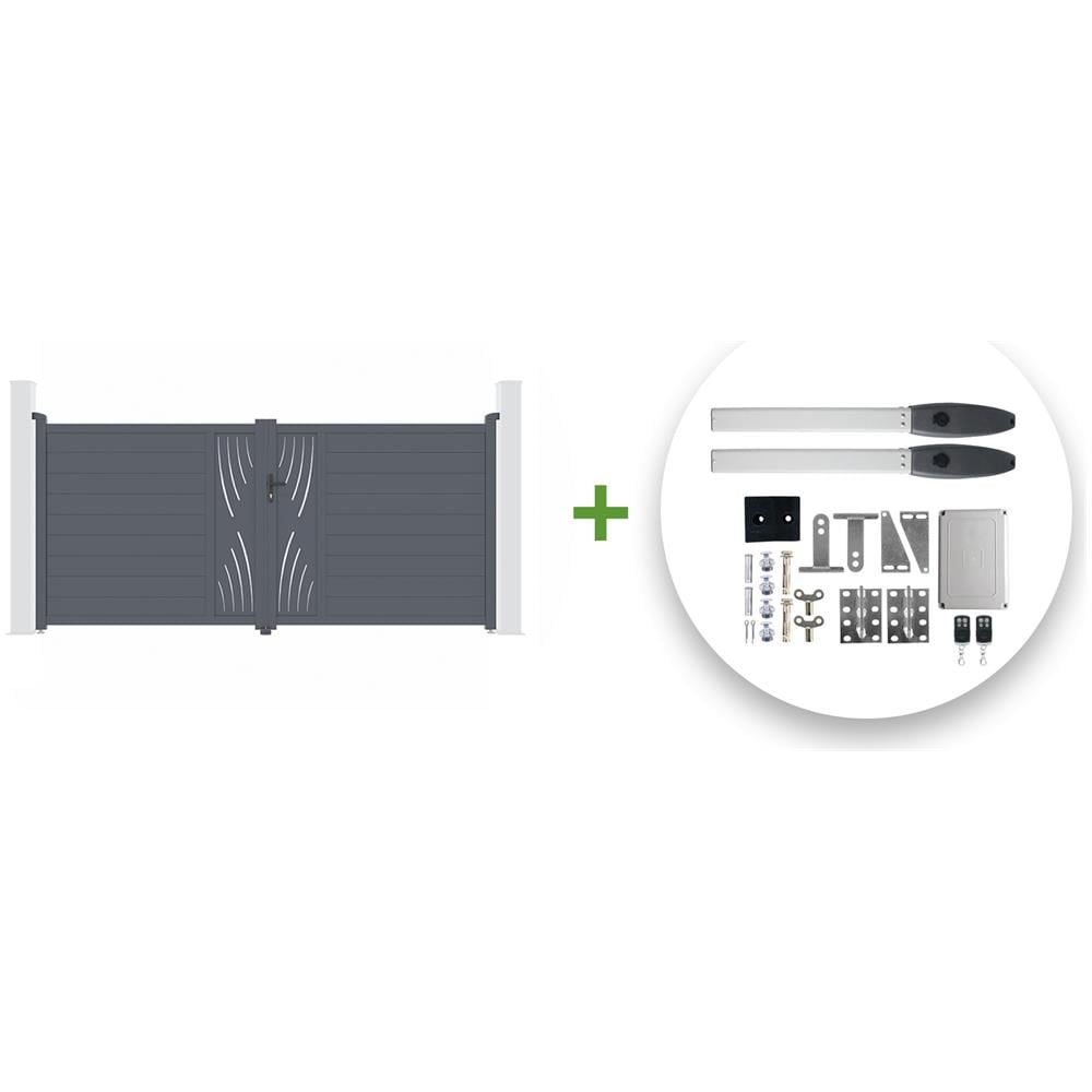 Pack Cancello Elettrico A Battente Veleta 350b160 + Hicker B200 - Foto 1