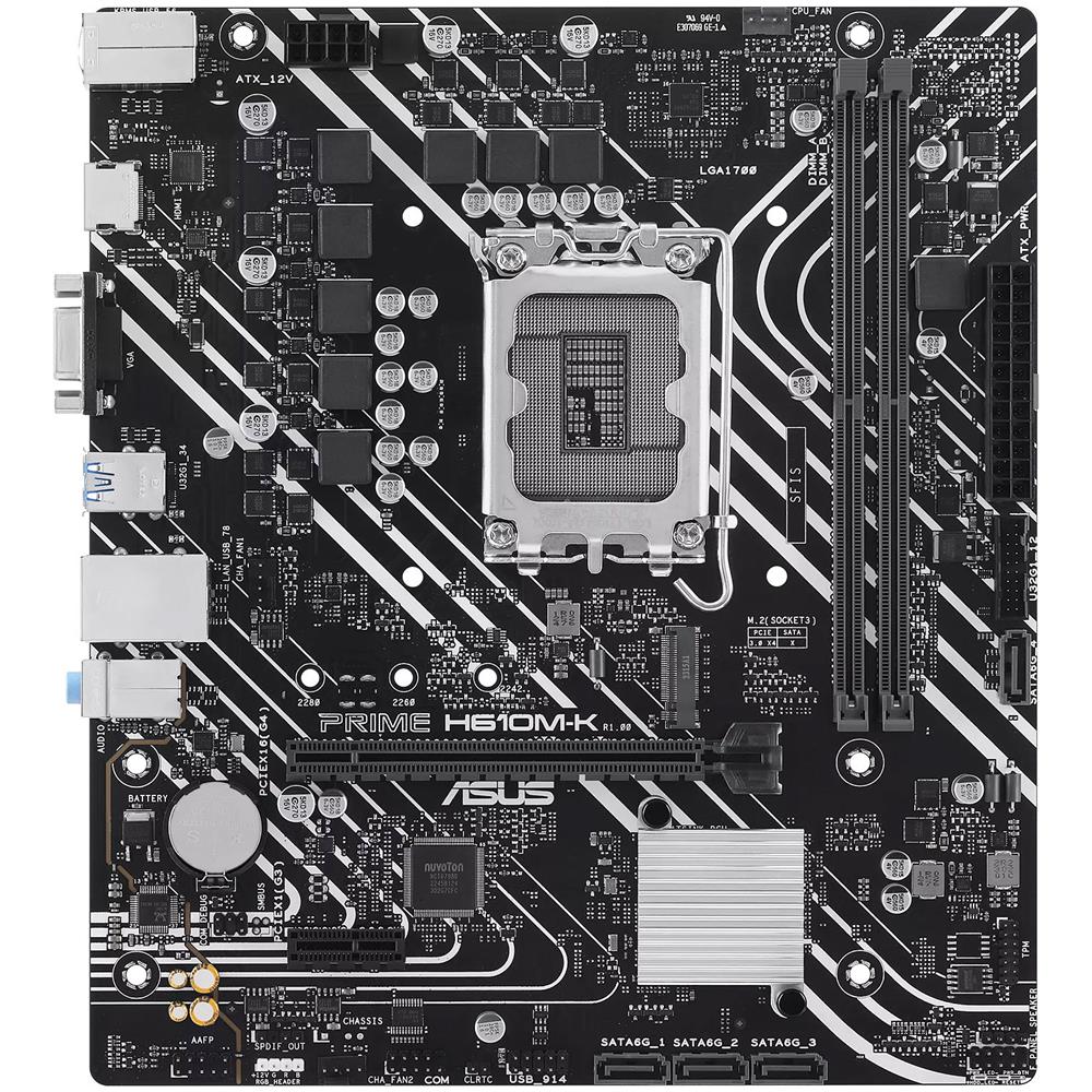 Scheda Madre Prime H610M-K Socket LGA 1700 Chipset H610 Micro ATX - Foto 2