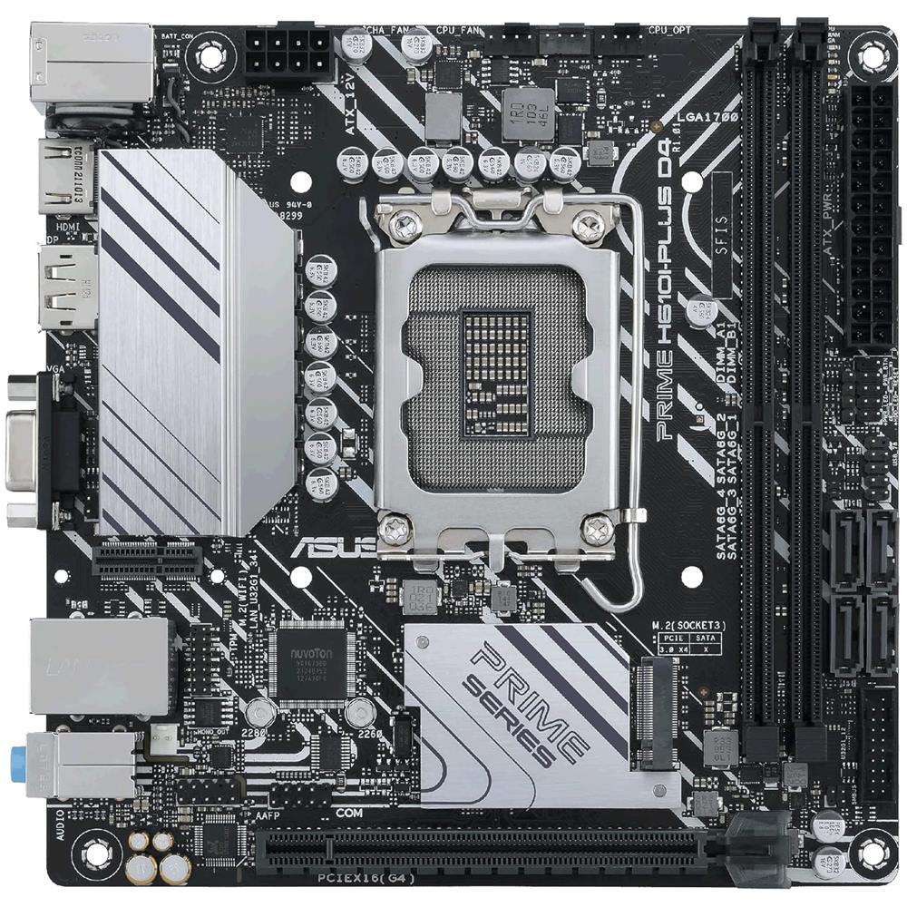 Scheda Madre PRIME H610I-PLUS-CSM Socket LGA 1700 Chipset H610 Mini ITX - Foto 2