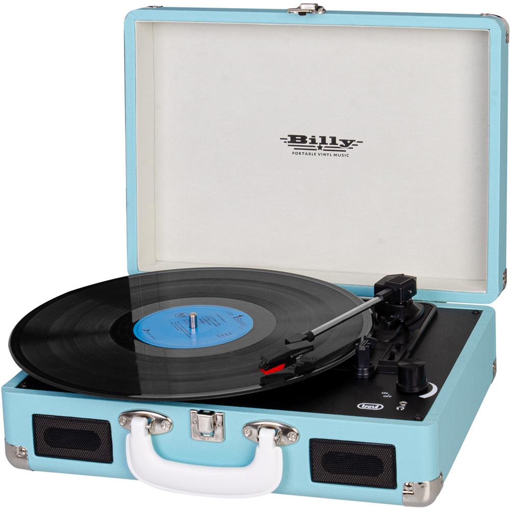 TT 1015 - lettore giradischi 33/45/78 giri, 2 altoparlanti stereo incorporati 3Wx2, Auto Stop, Presa cuffie, uscita RCA - Foto 1