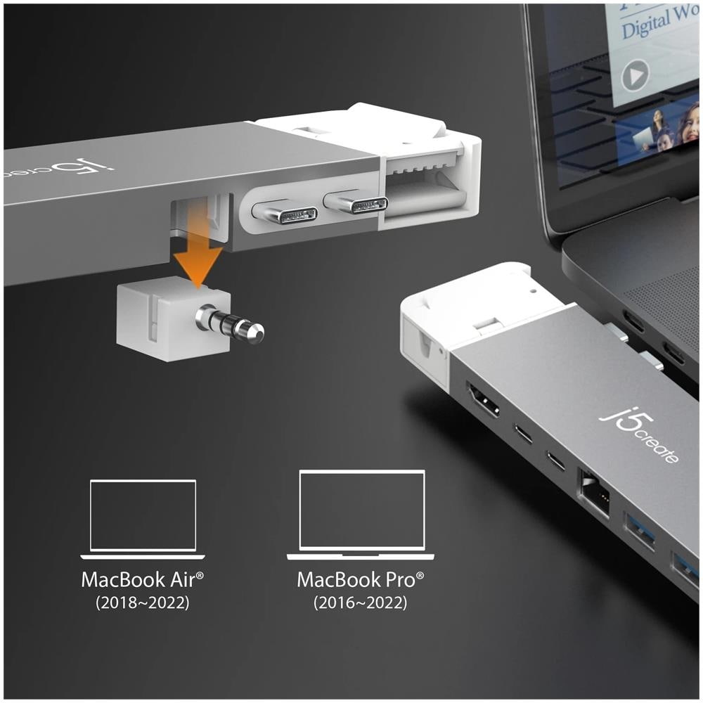 Hub JCD395-N 4K60 Elite Pro USB4 con Kit MagSafe - Foto 10