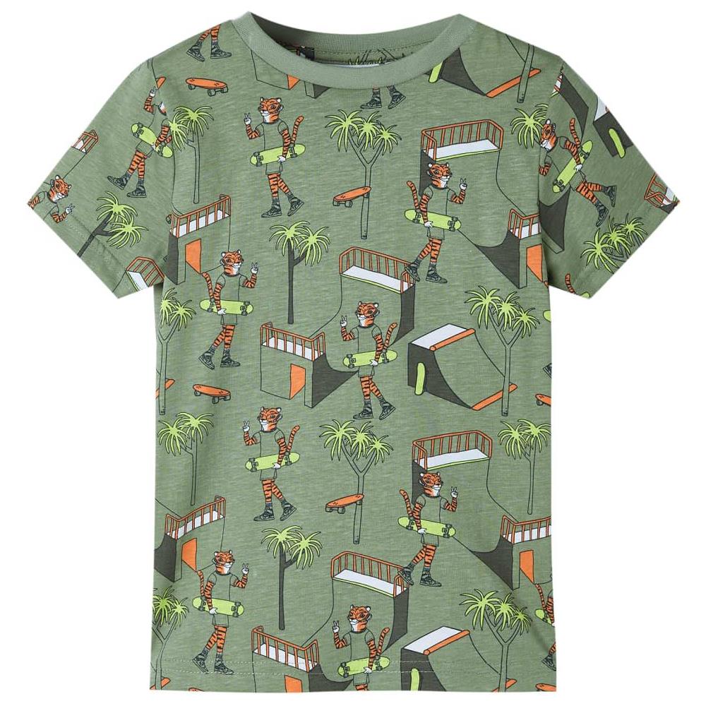 Pigiama Bambino Maniche Corte Cachi Chiaro 116 - Foto 2