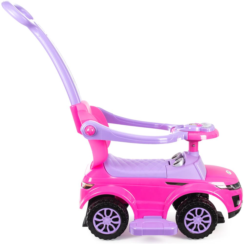 Cavalcabile spingi 3in1 auto per bambini grande auto clacson musica rosa - Foto 1