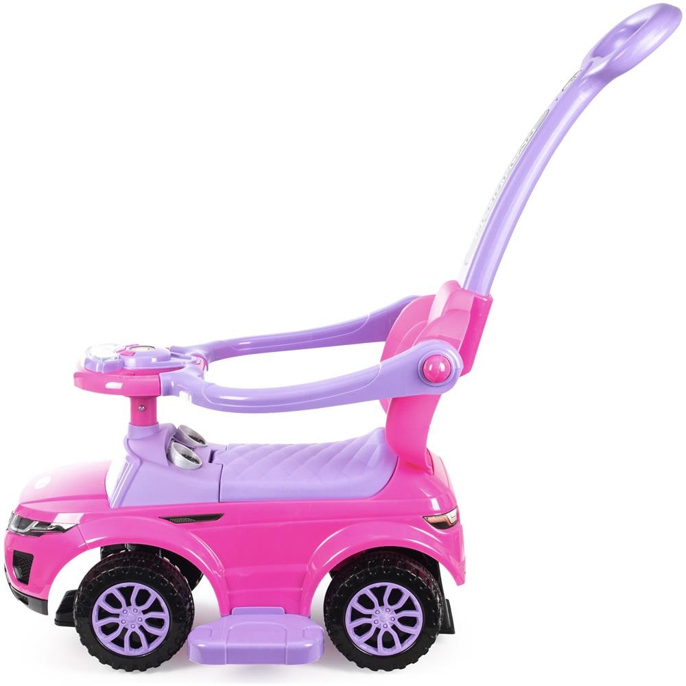 Cavalcabile spingi 3in1 auto per bambini grande auto clacson musica rosa - Foto 2