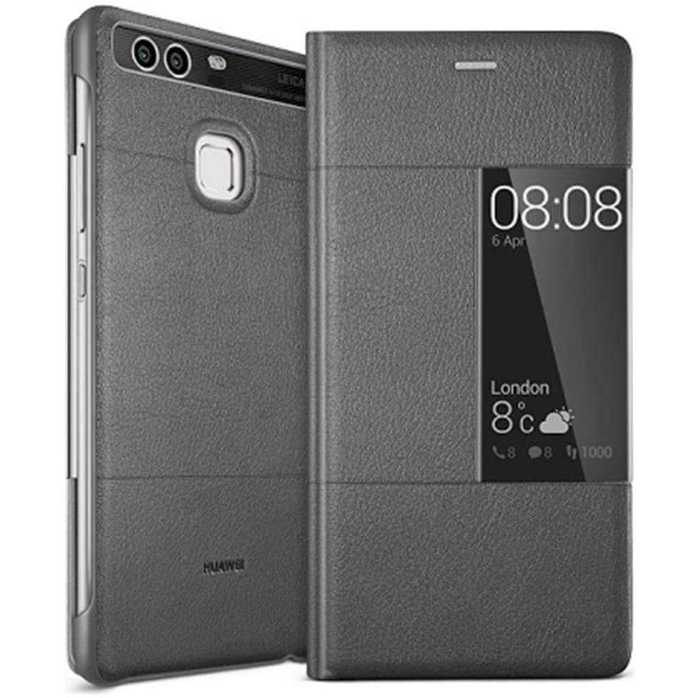 View Flip Cover per P9 grigio scuro - Foto 11