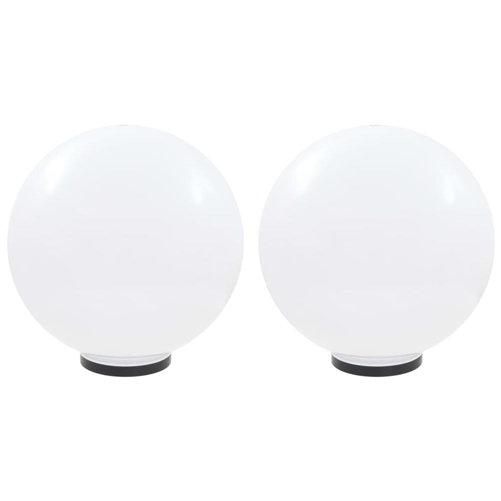 Set Lampade A Led Sferiche 2 Pz 50 Cm In Pmma - Foto 1