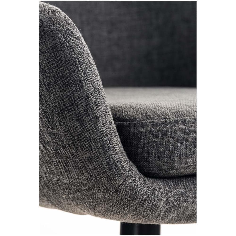 Grant - Set di 2 sgabelli da Bar con Imbottitura di Alta qualità e Rivestimento in Tessuto, con Struttura a 4 Piedi, in Legno - Foto 5