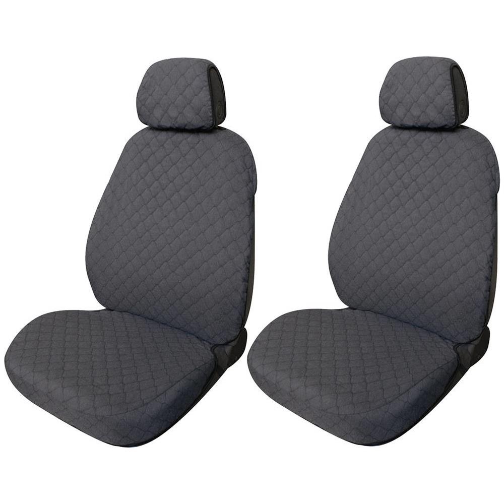 Cora 000129103 Coprisedili Anteriori Espresso Deluxe Tg. Media Tess. Copes Antracite - Foto 1