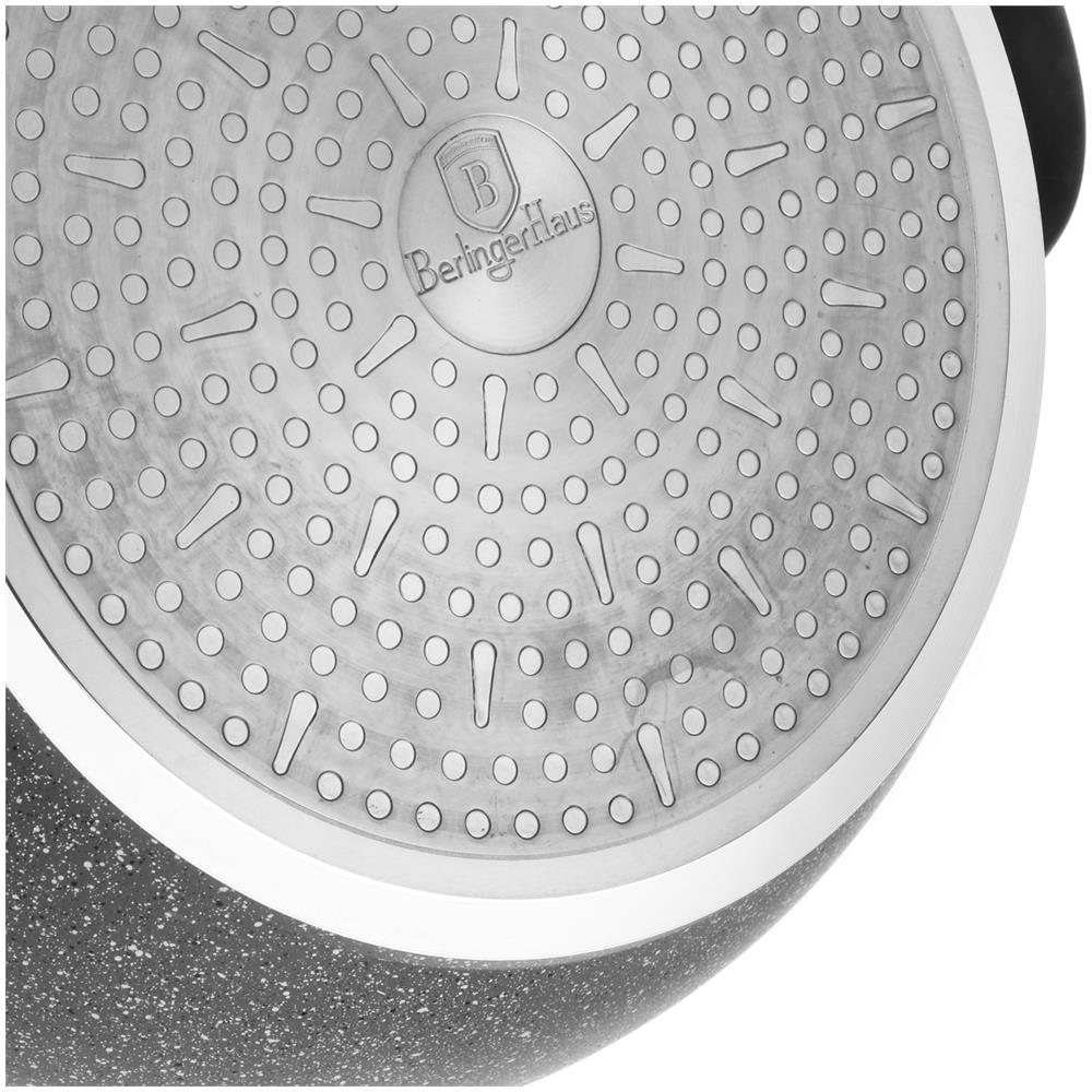 Tegame Stone Touch Da 28 Cm Con Coperchio Grigio - Foto 2