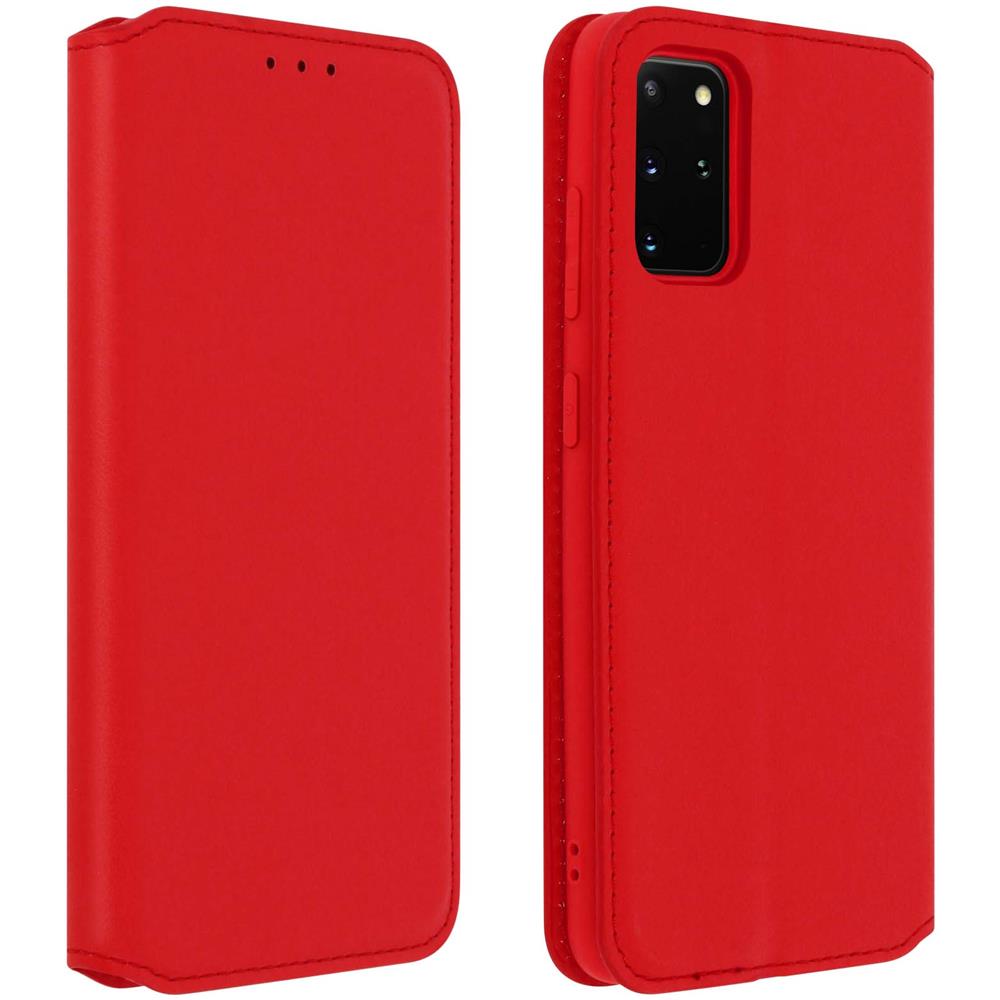 Custodia Per Samsung Galaxy S20 Plus Copertina Portacarte Supporto Video Rossa - Foto 1