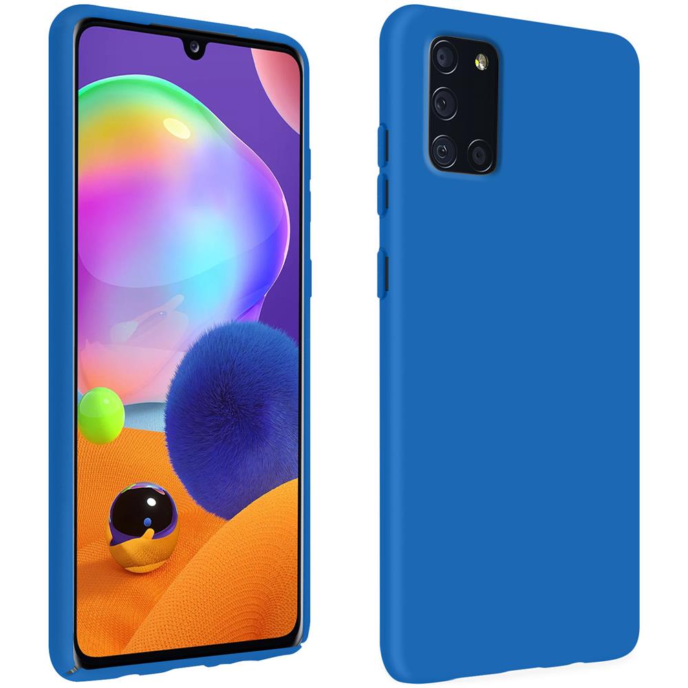 Avizar - Cover Silicone Samsung Galaxy A31 Semi-rigida Opaca Soft Touch Blu  - ePRICE