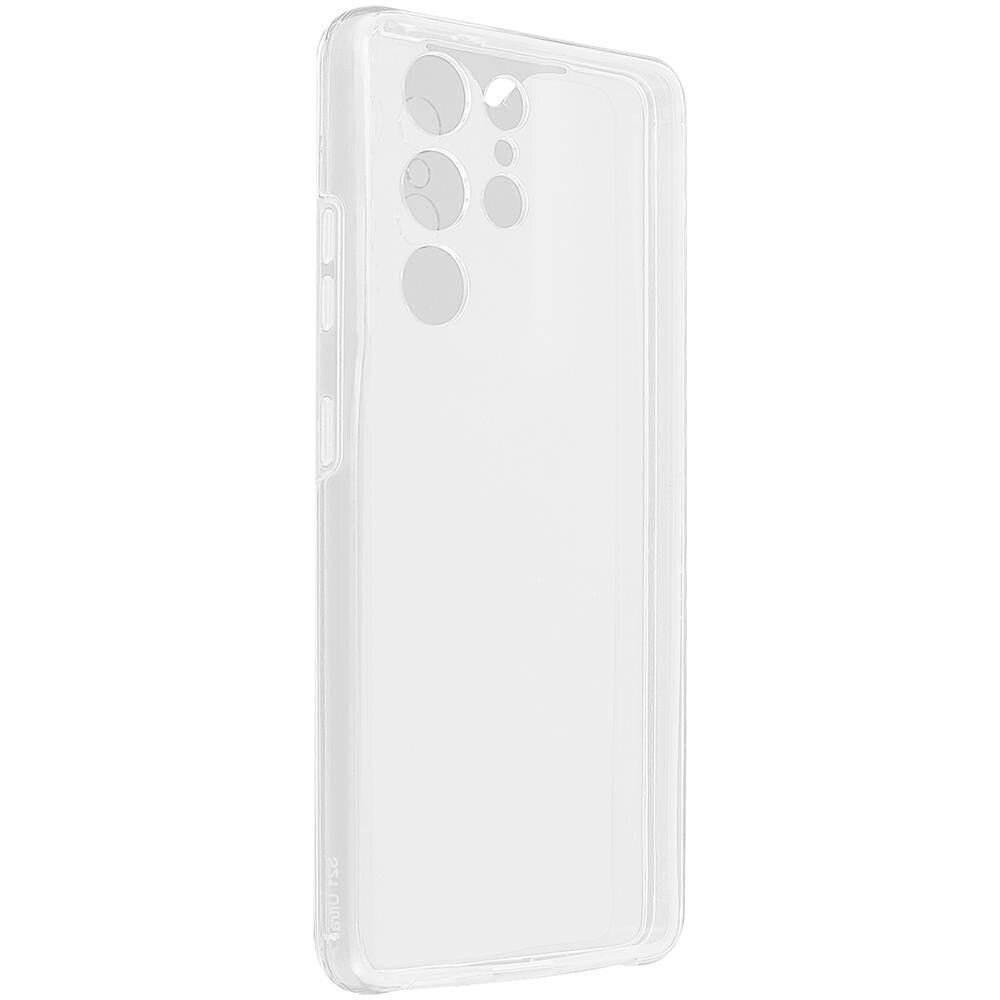 Cover Samsung Galaxy S21 Ultra Silicone Fronte Retro Ricopre Schermo Trasparente - Foto 1
