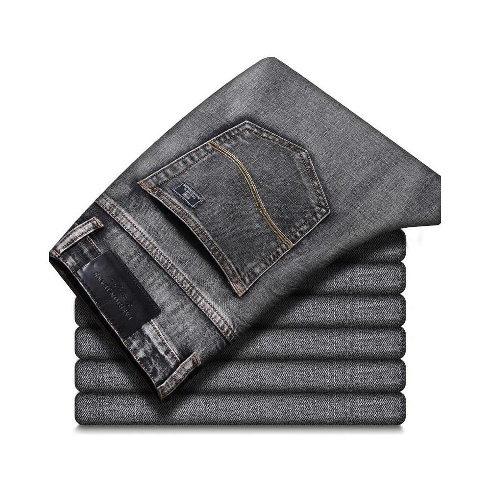 SLOWMOOSE - Jeans Classici Da Uomo, Denim Masculino Biker Nero Morbido, Pantaloni  Da Uomo Tuta [ grigio Fumo / 34] - ePRICE