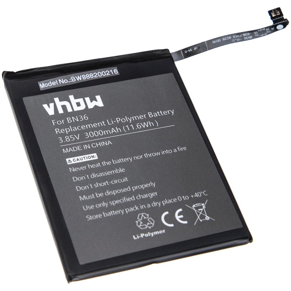 Batteria Sostituisce Xiaomi Bn36 Per Smartphone Cellulare (3000mah, 3,85v, Li-poly)  - Foto 1
