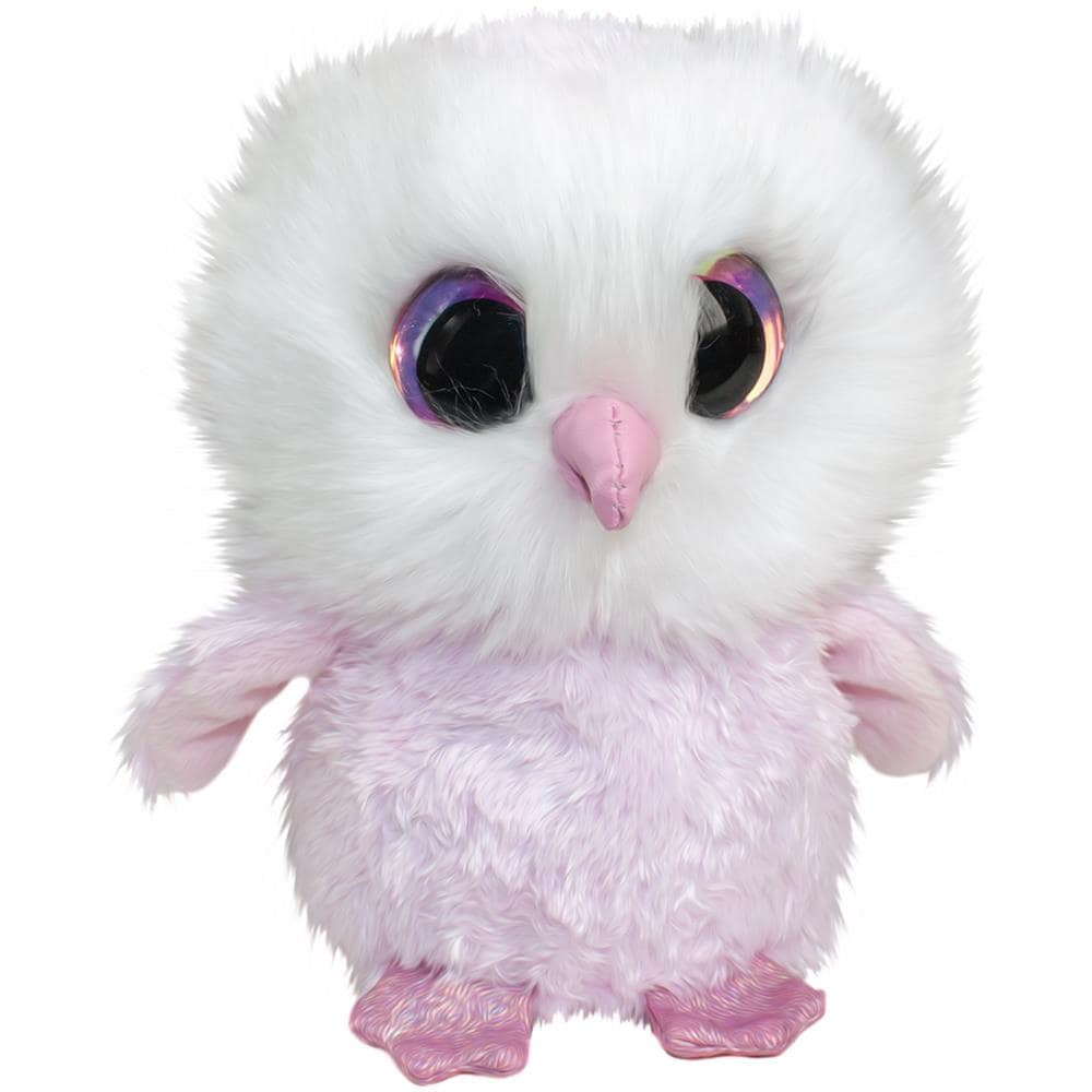 Owl Pöllö Animali giocattolo Rosa, Bianco - Foto 1