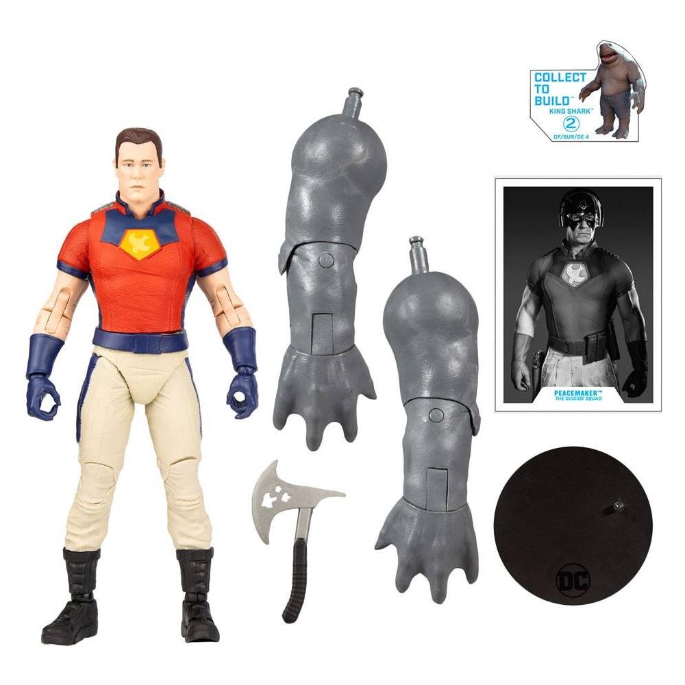 Suicide Squad Build A Action Figure Peace Maker (unmasked) 18 Cm - Foto 2