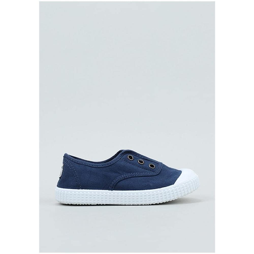 Inglesa Elástico Lona Tintada Puntera - 375093 - Blu - 28 - Foto 1