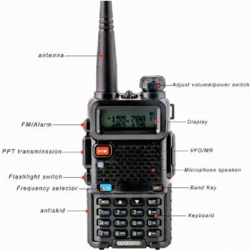 Ricetrasmittente Walkie Talkie Con Base Di Ricarica Andowl Qy-5rl Potenza 4800 - Foto 1