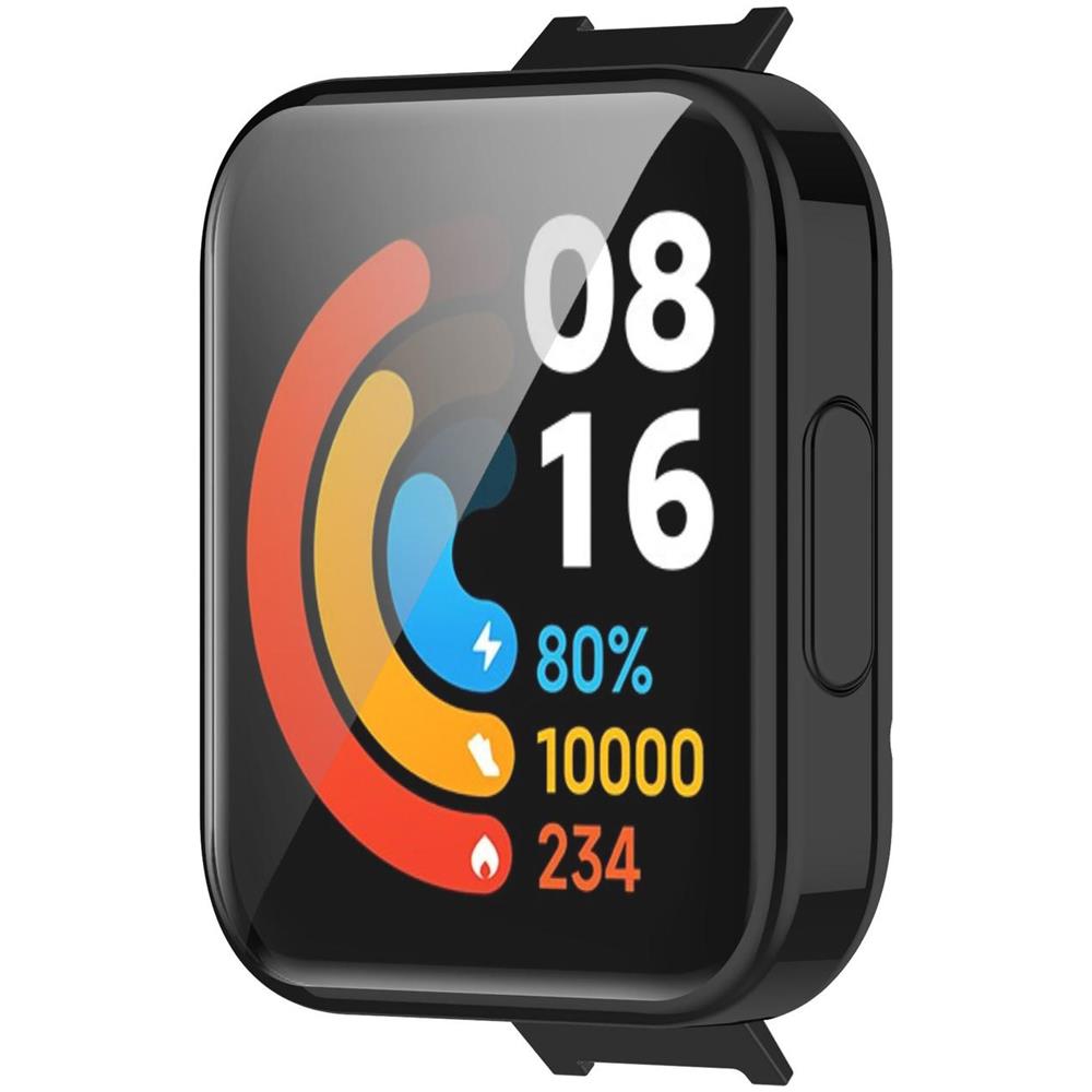 Pellicola Salvaschermo / Custodia Redmi Watch 2 Lite Tpu Nera - Foto 2