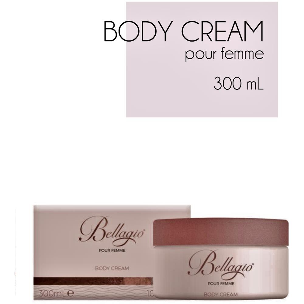 Bellagio, Pour Femme, Idratante, Crema Per Il Corpo, Corpo, 300 Ml - Foto 1