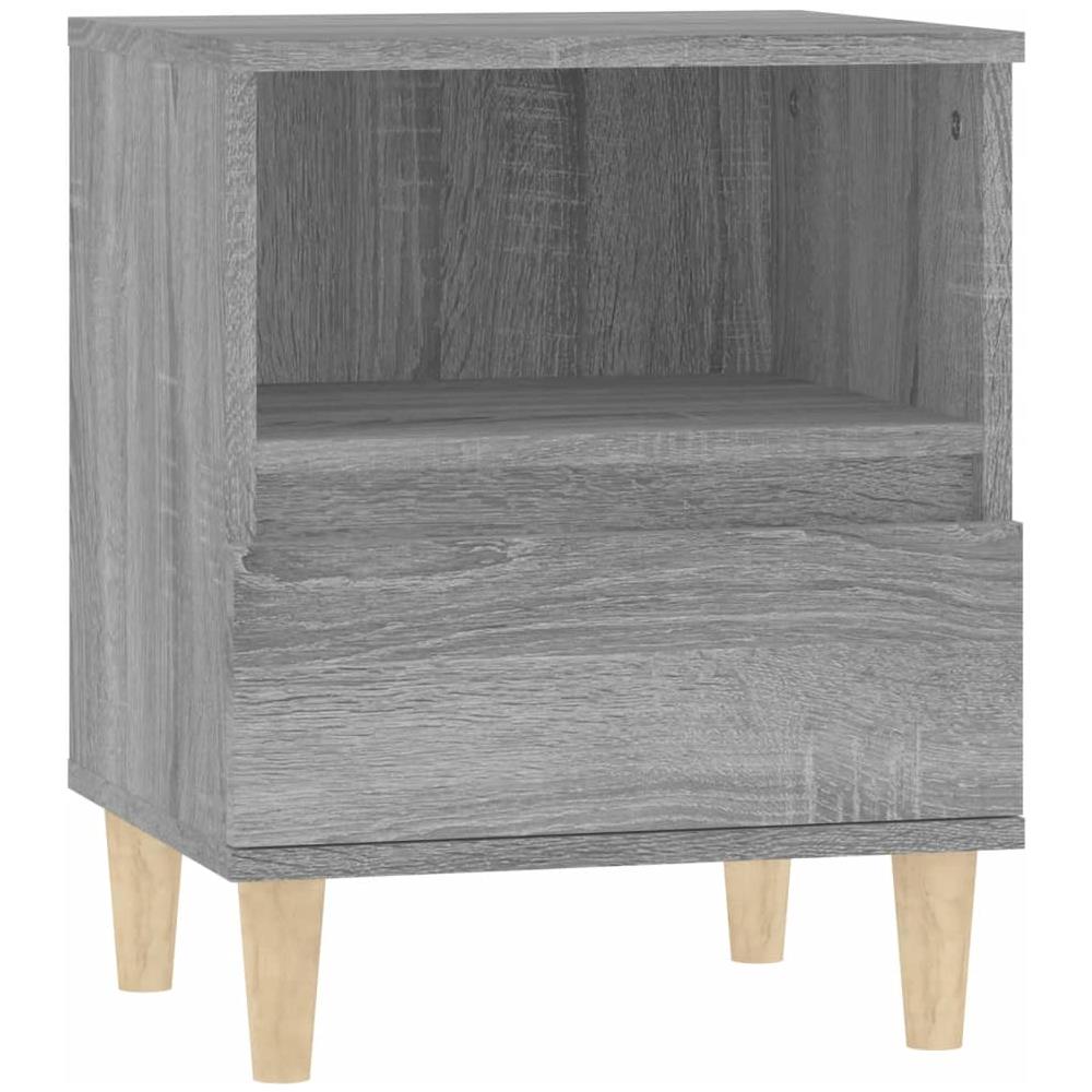 Comodino Grigio Sonoma 40x35x50 Cm - Foto 2